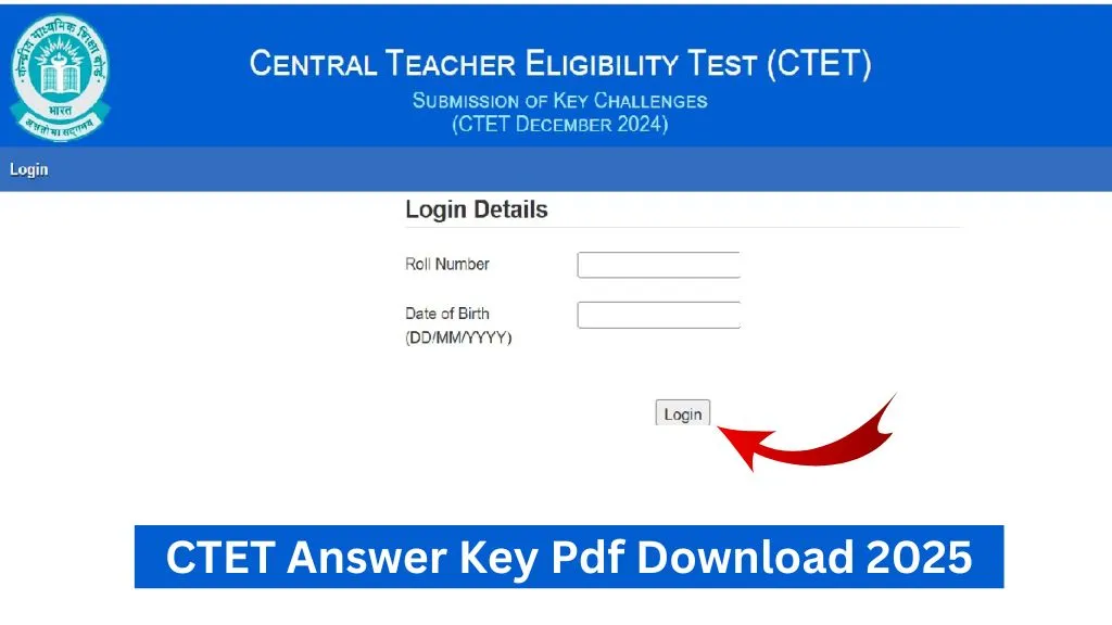 CTET Answer Key Pdf Download 2024