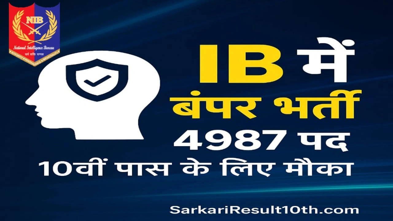 IB Security Assistant Vacancy 2025