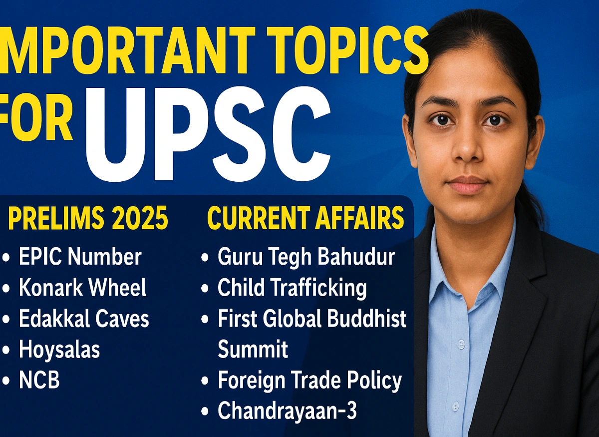 Important Topics and Syllabus for UPSC Prelims and Mains 2025