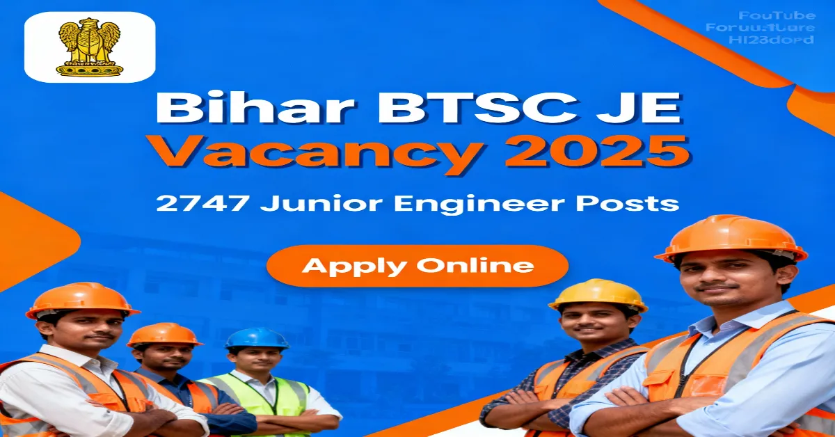 Bihar BTSC JE Vacancy 2025