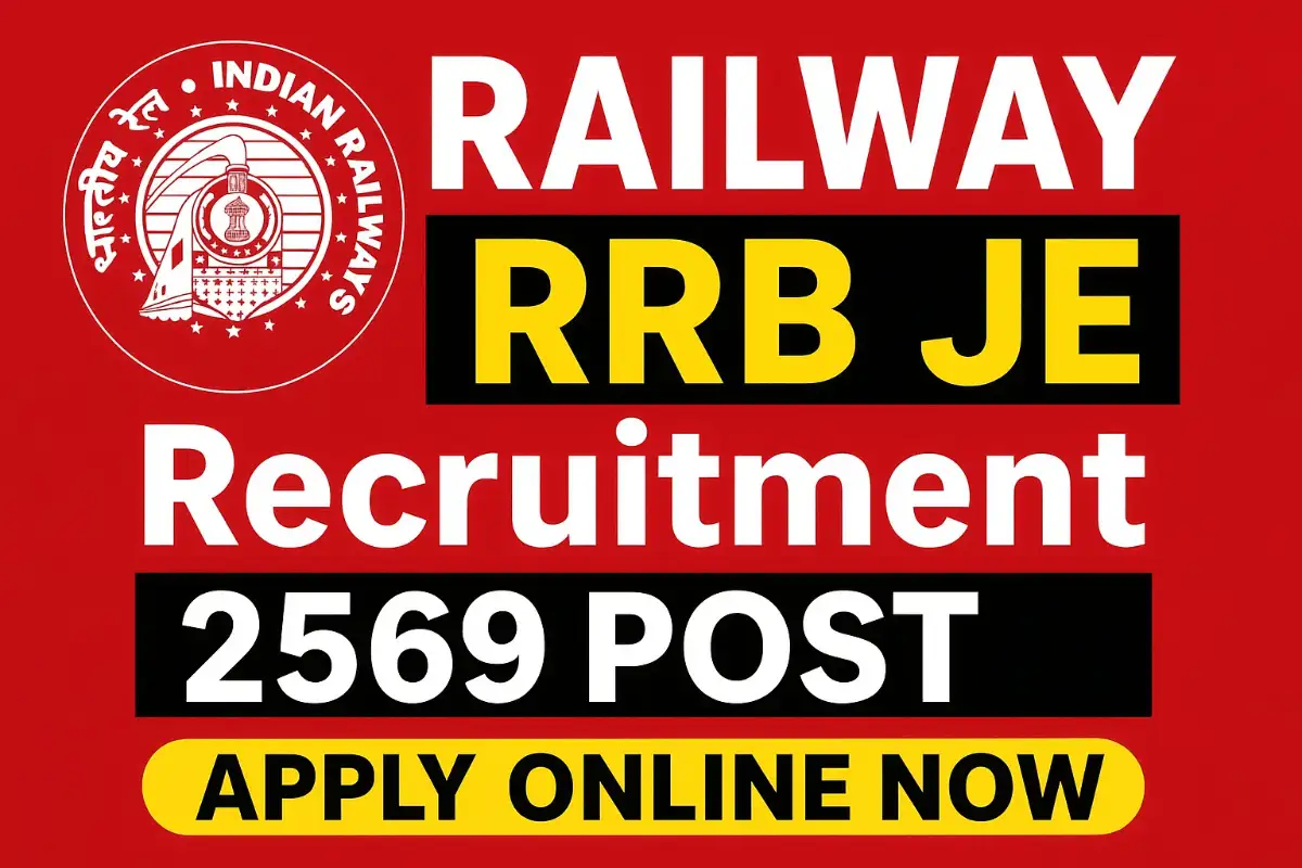 Railway RRB Junior Engineer JE Recruitment 2025