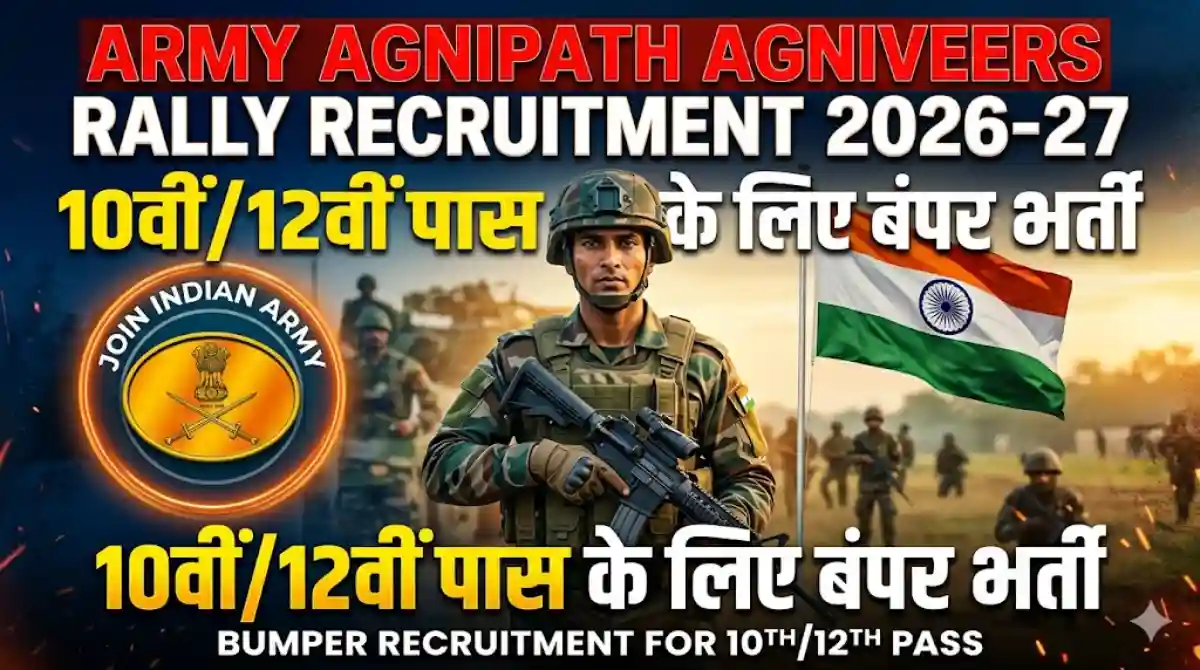 Army Agnipath Agniveers Rally Recruitment 2026-27