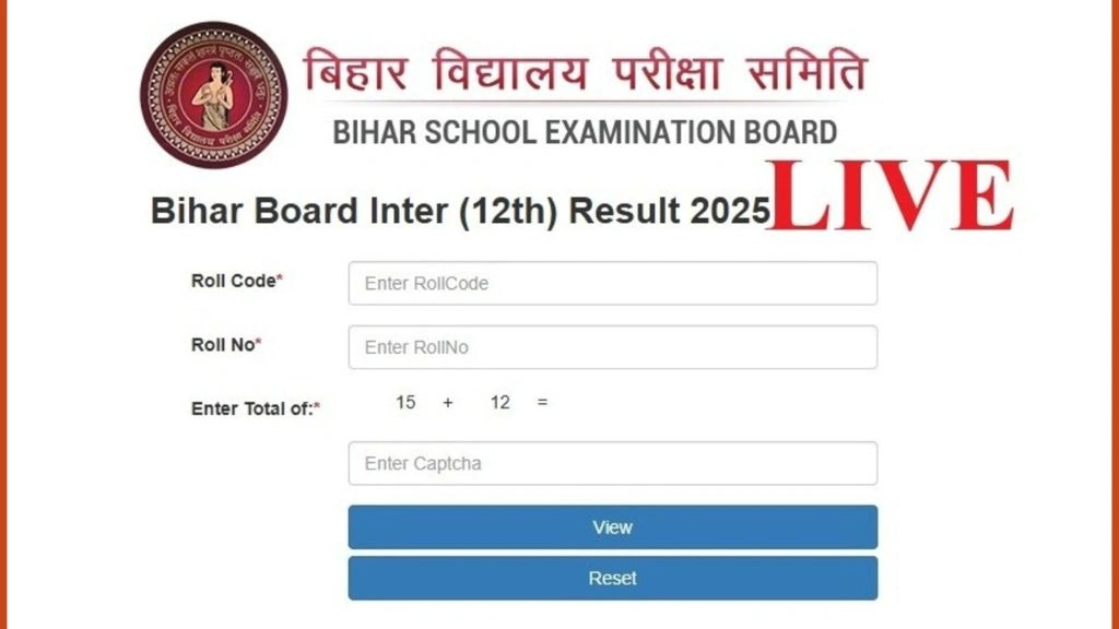 BSEB Bihar Board 12th Result 2025