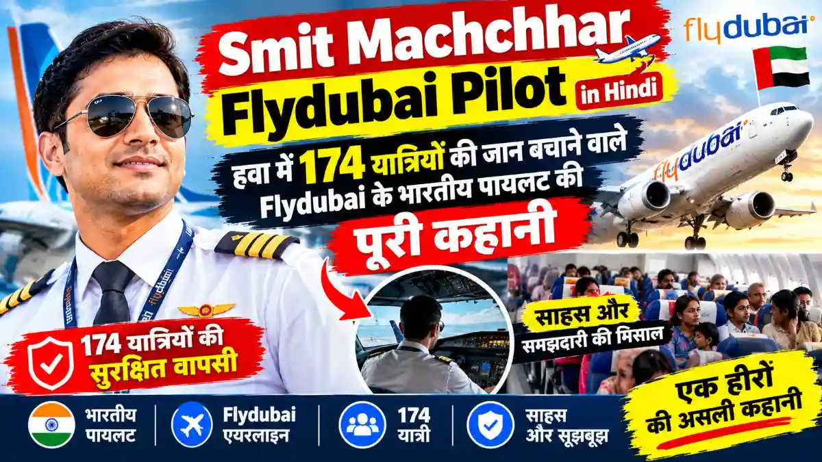 Smit Machchhar Flydubai Pilot in Hindi